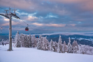 Obsługa geodezyjna przy budowie kolei gondolowej na Jaworzynę Krynicką